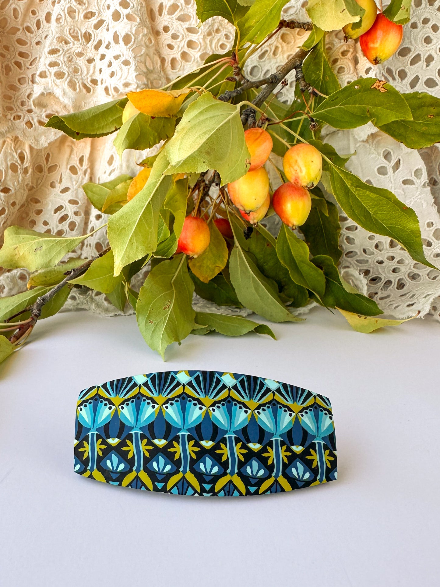 Polymer Clay Barrette | The Vesta Quilt Collection