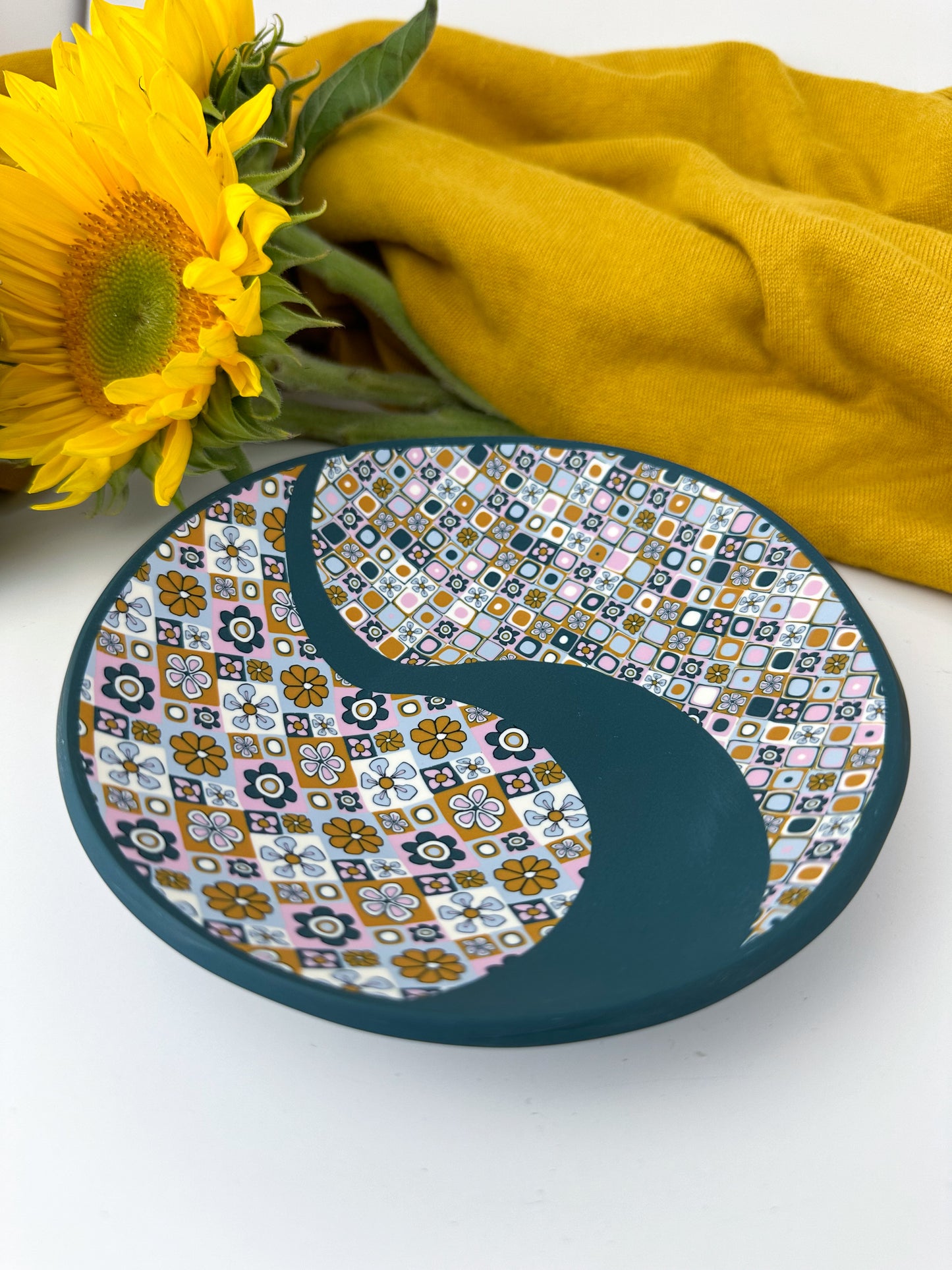 Polymer Clay Trinket Dish | The Patchwork Petals Collection