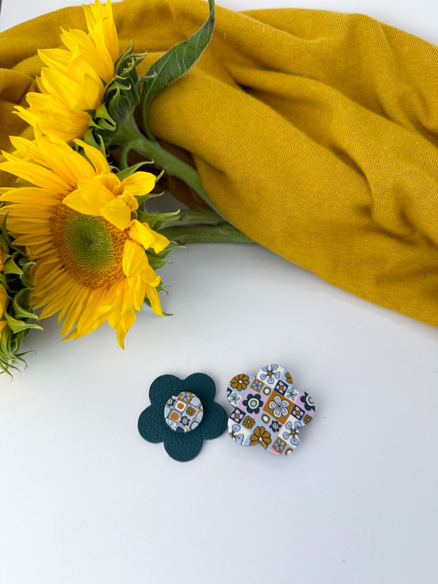 Polymer Clay Magnetic Needle Minder | The Patchwork Petals Collection