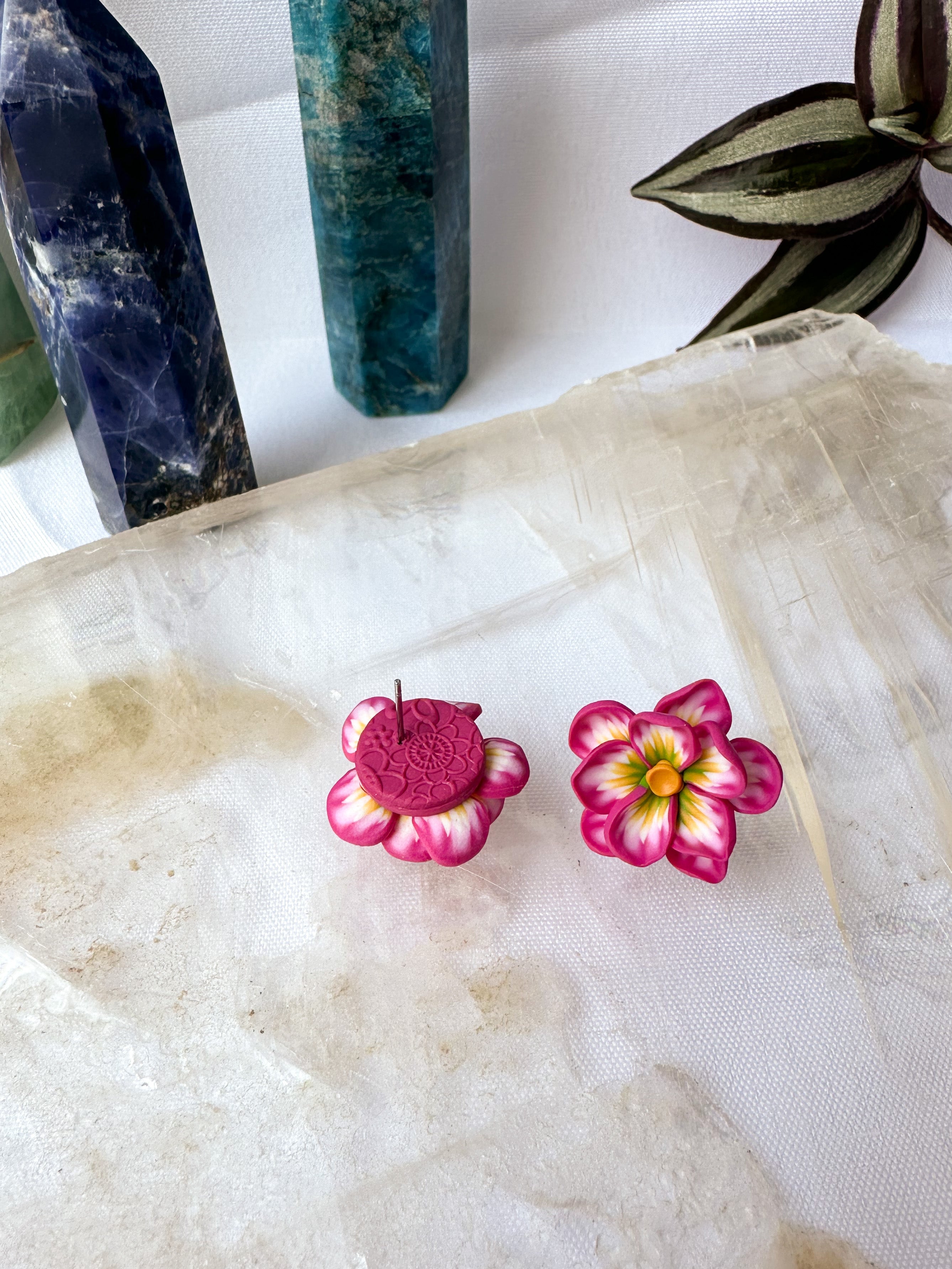 Buy wholesale Statement Flower Polymer Clay Earrings, 